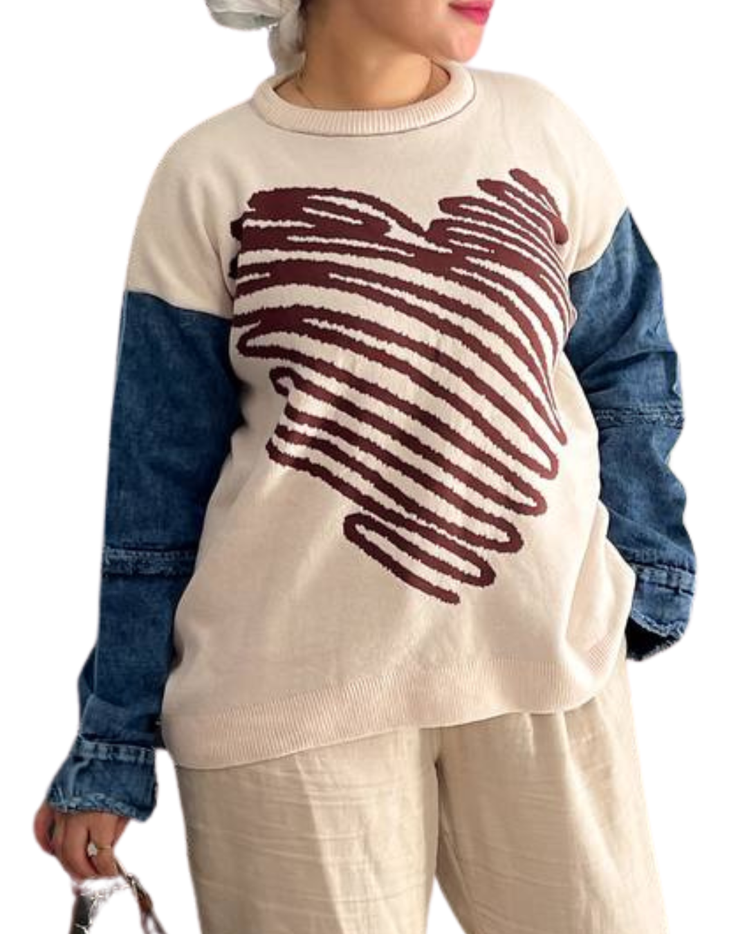 Two-Tone Velvet Chic Top