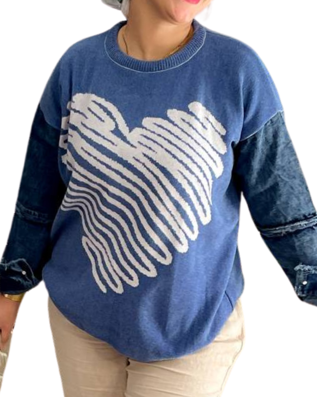 Two-Tone Velvet Chic Top